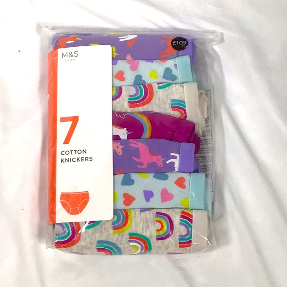 *NEW* M&S Girls Cotton Underwear